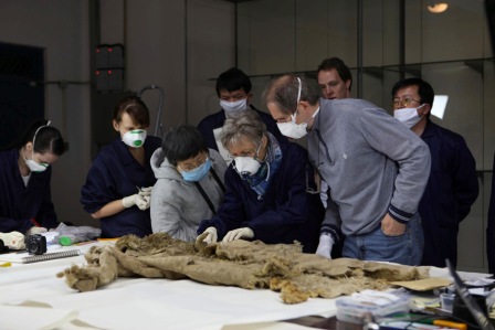 German and Chinese researchers at work.