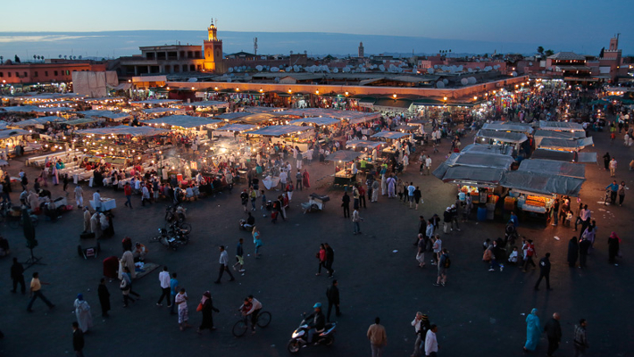 Jemaa El Fna in Marrakech – “Hanged Man’s Square”.