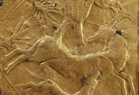 The gold panels‘ pictoral world.