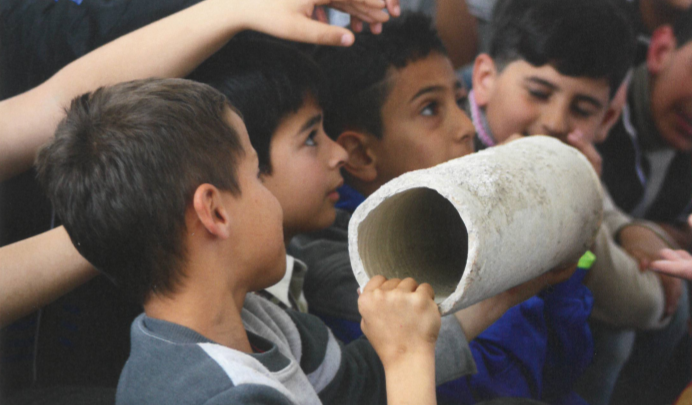 Cultural mediation in Umm Qays Hands on
